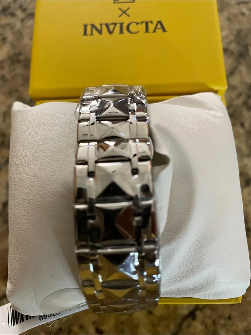 Invicta Silver-Tone Men's Stainless Steel Watch with Silver Dial